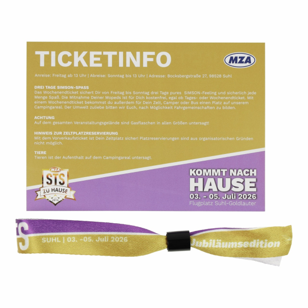 Wochenendticket STS-Festival 2026